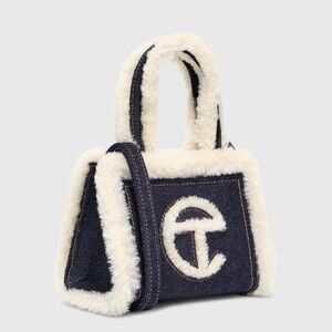 Telfar X Denim Ugg small tote